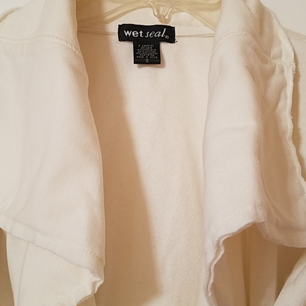 Off-white fleece lightweight jacket - Picture 2 of 3